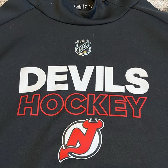 New Jersey Devils- Adidas Hoodie- Men’s Large - Picture 2 of 4
